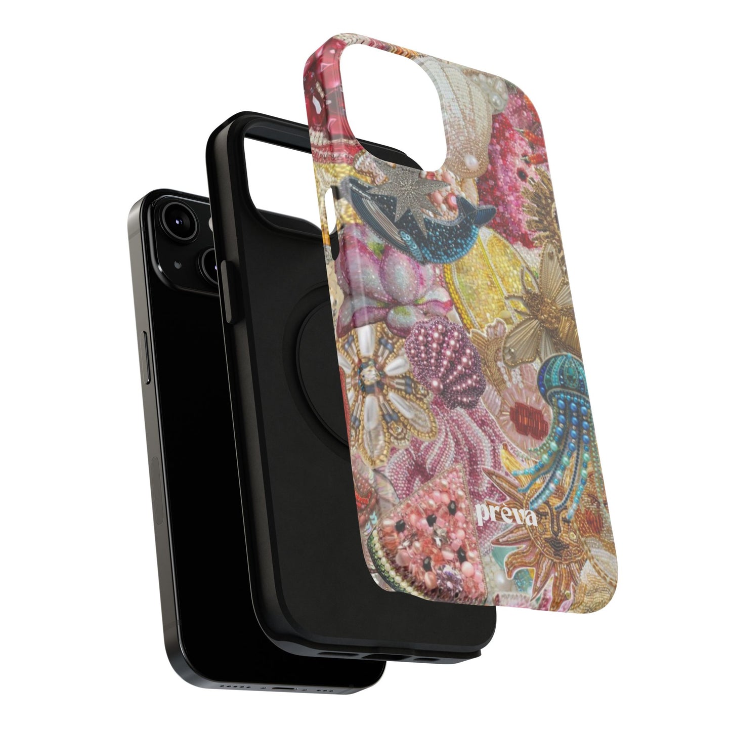 Floral Sea Collage Phone Case