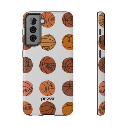 White Basketball Phone Case