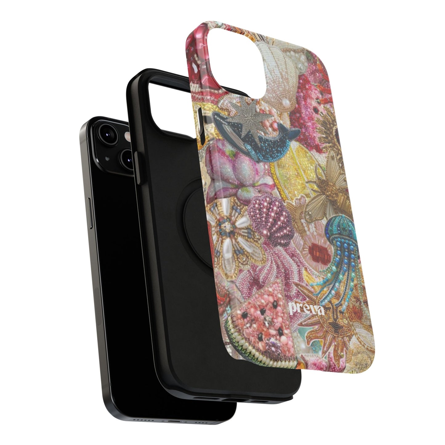 Floral Sea Collage Phone Case