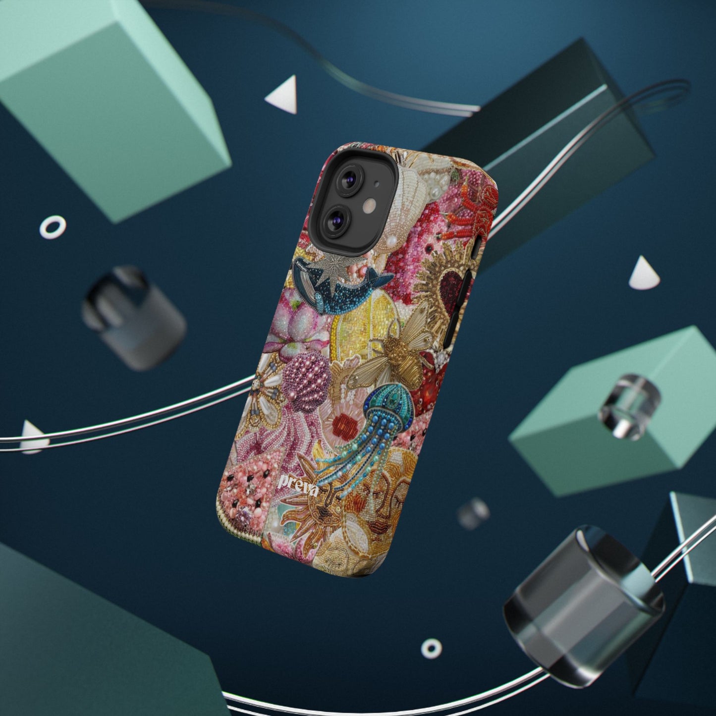 Floral Sea Collage Phone Case