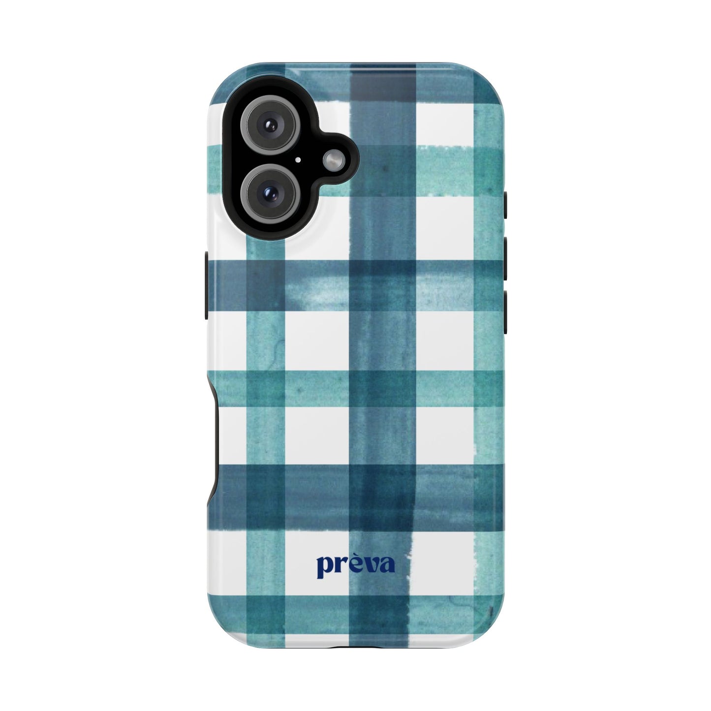 Teal Plaid Phone Case