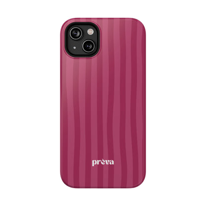 Magenta Stripes Phone Case