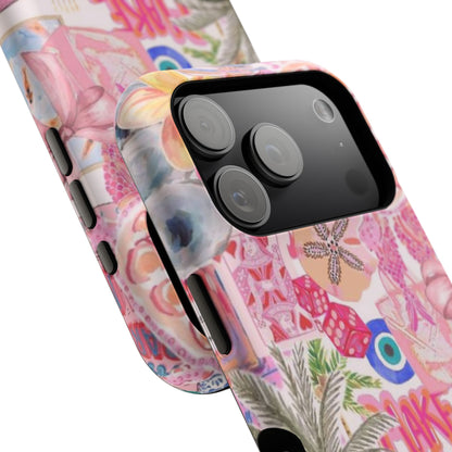 Pink Tropical Collage Phone Case