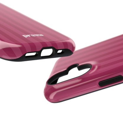 Magenta Stripes Phone Case