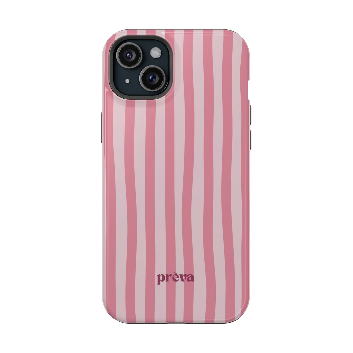 Pink Striped Phone Case