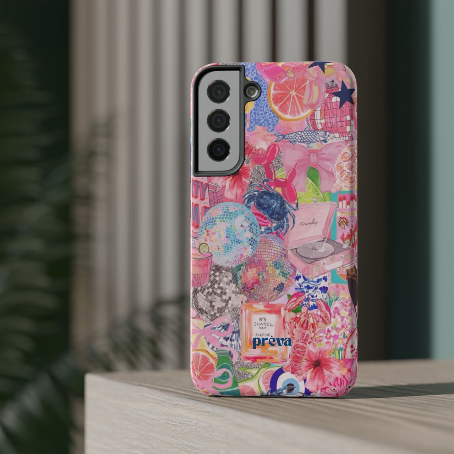 Floral & Pink Collage Phone Case