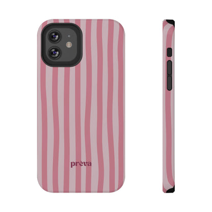 Pink Striped Phone Case