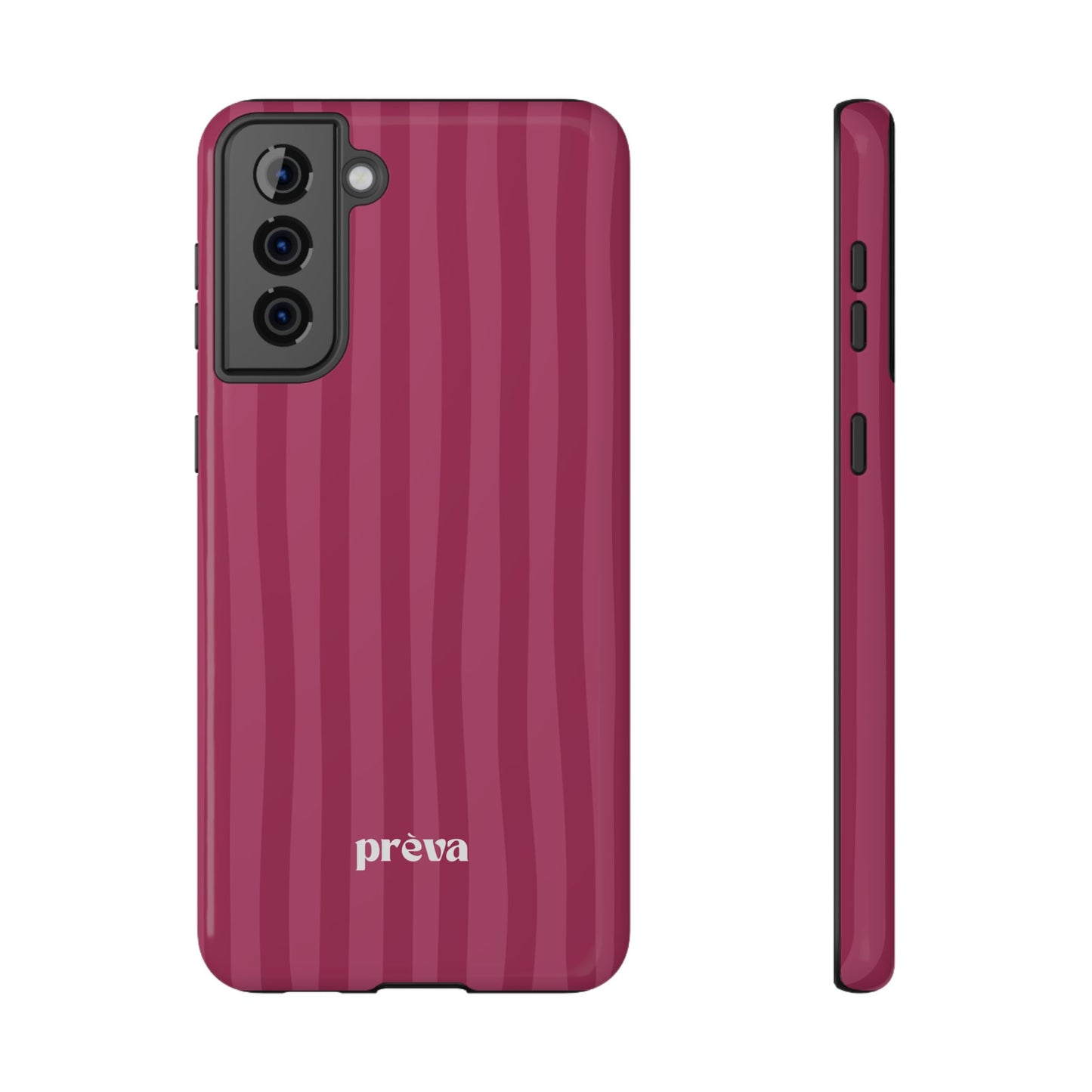 Magenta Stripes Phone Case
