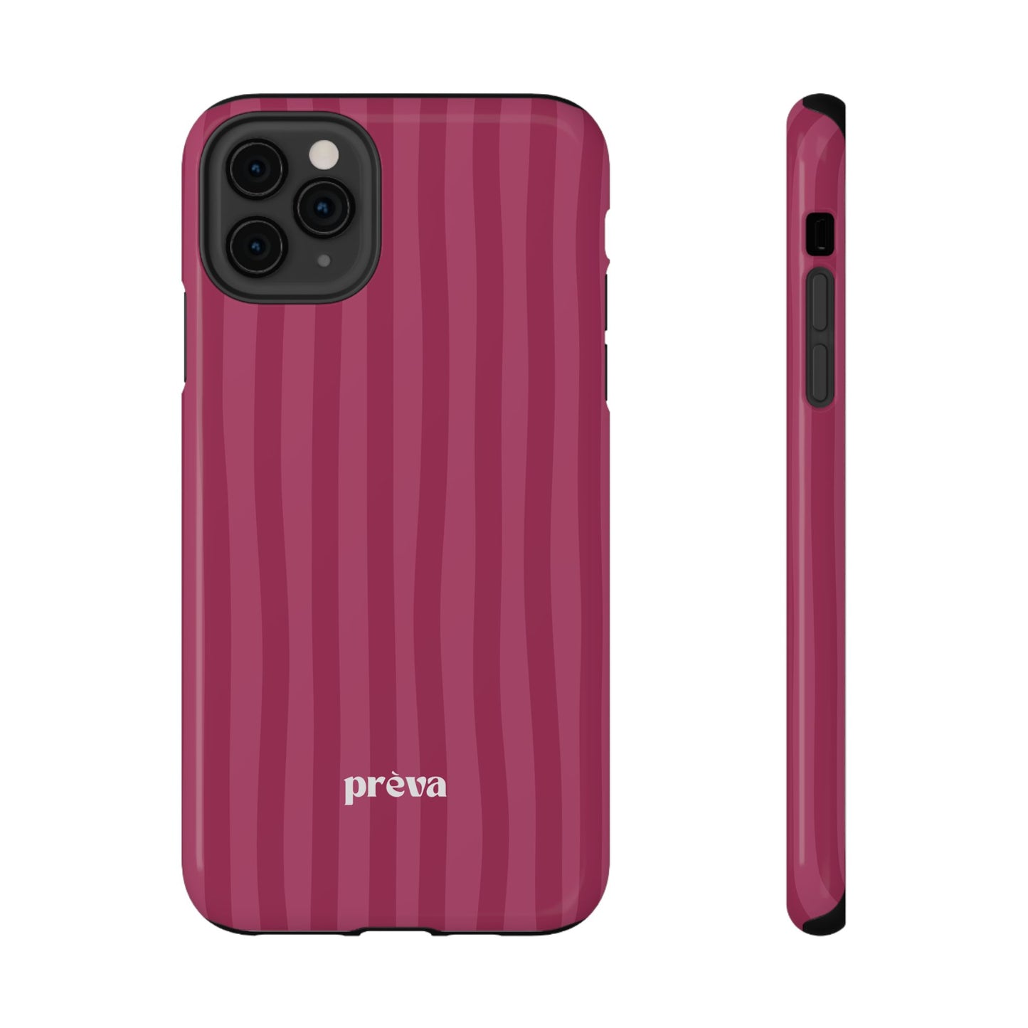 Magenta Stripes Phone Case