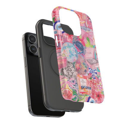 Floral & Pink Collage Phone Case