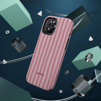 Pink Striped Phone Case