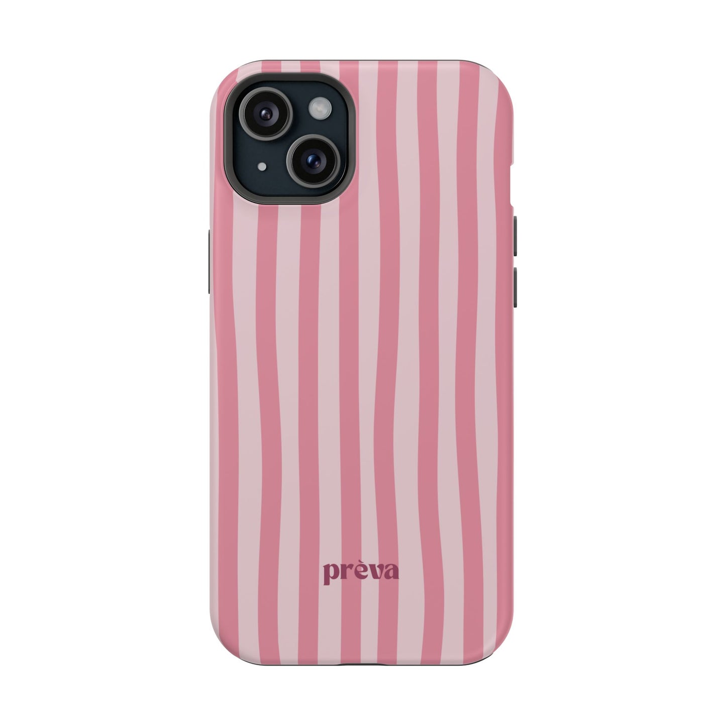 Pink Striped Phone Case