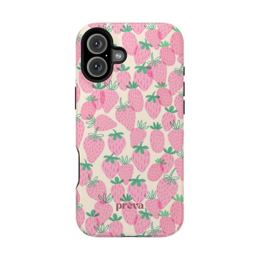 Pink Strawberry Phone Case