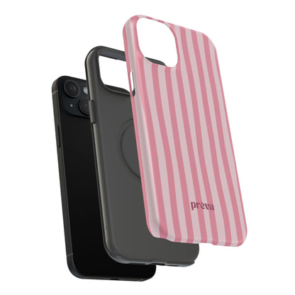Pink Striped Phone Case