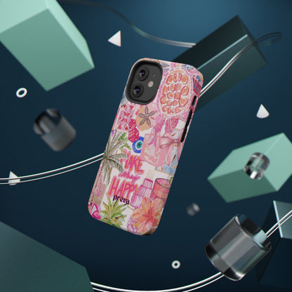 Pink Tropical Collage Phone Case