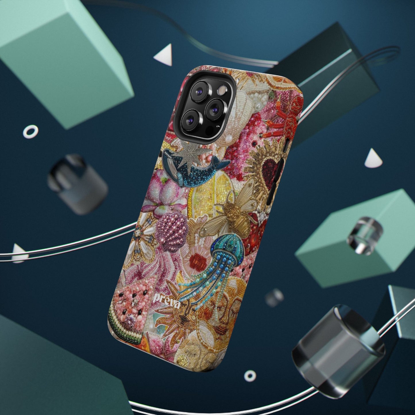 Floral Sea Collage Phone Case