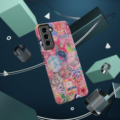 Floral & Pink Collage Phone Case