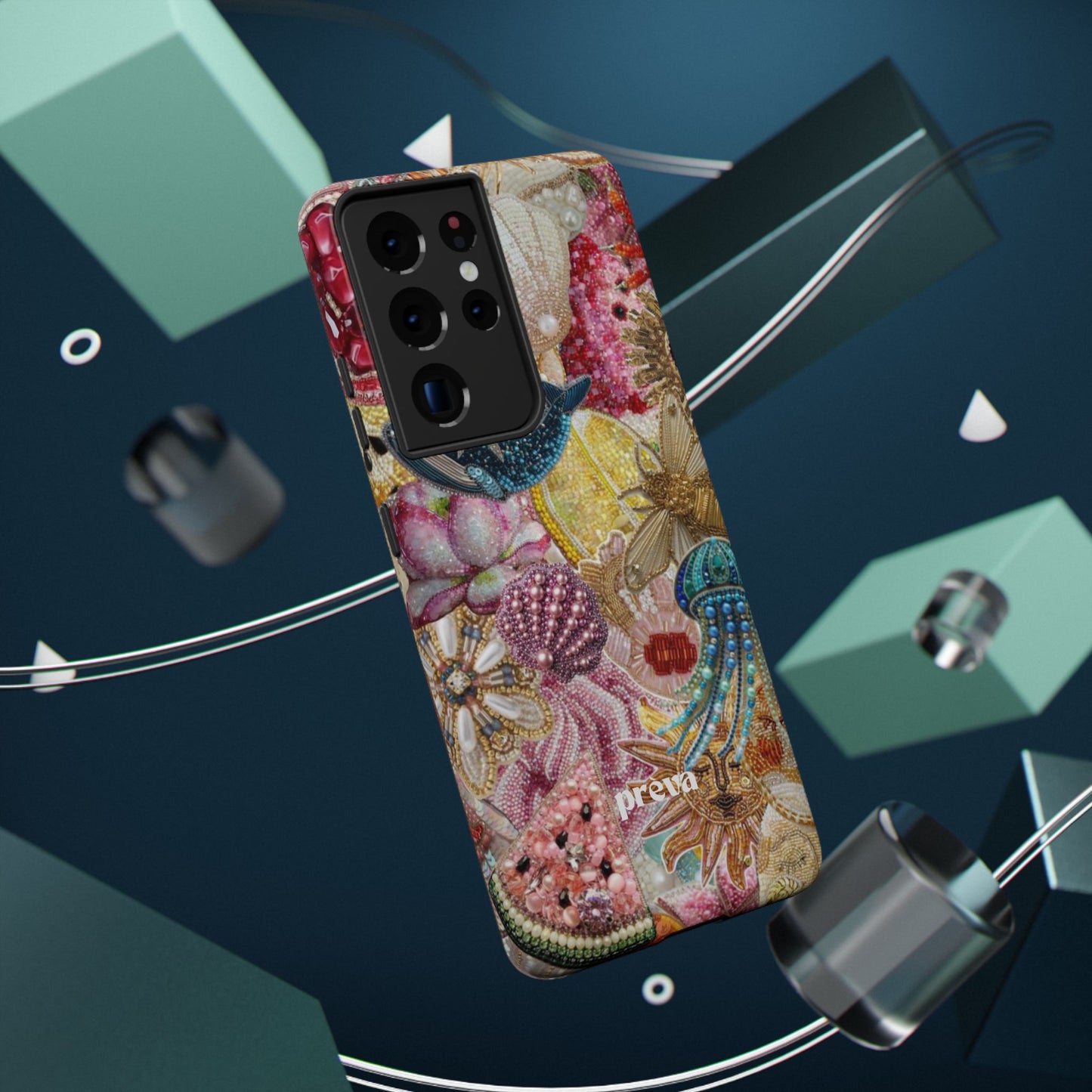 Floral Sea Collage Phone Case