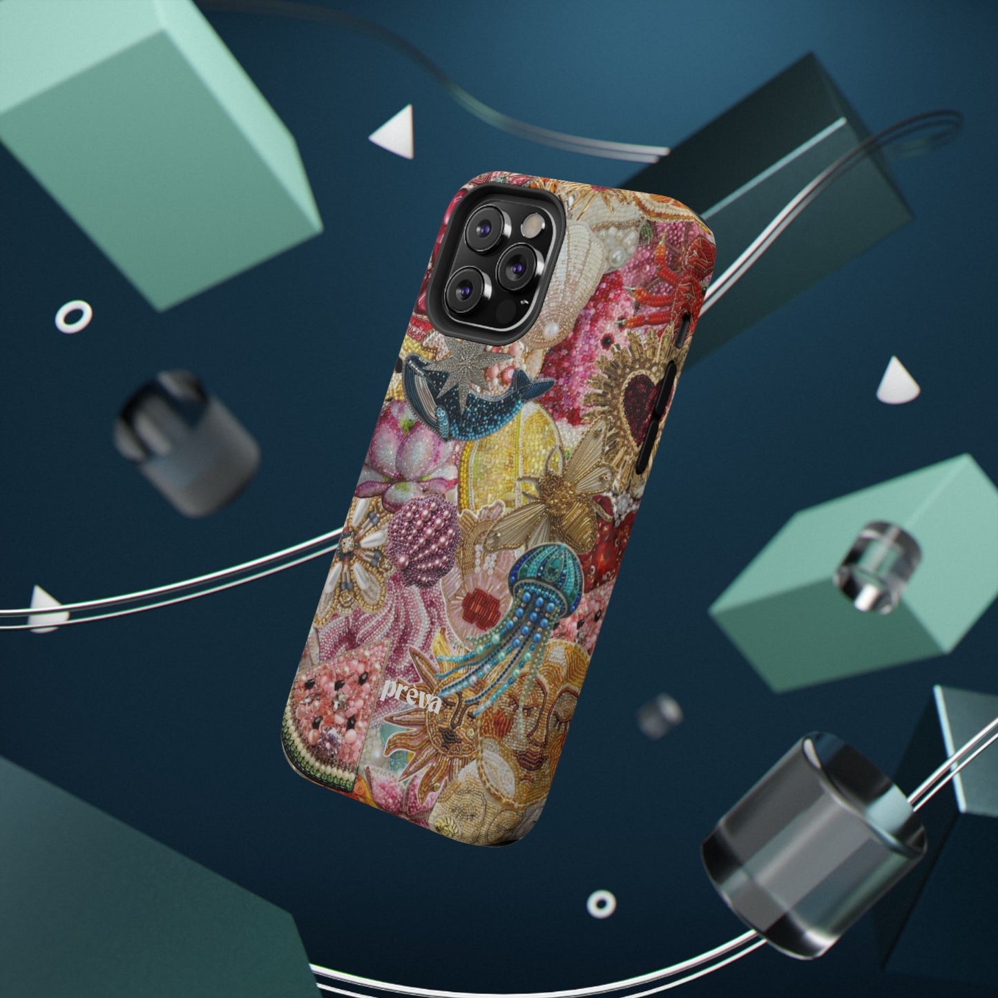 Floral Sea Collage Phone Case