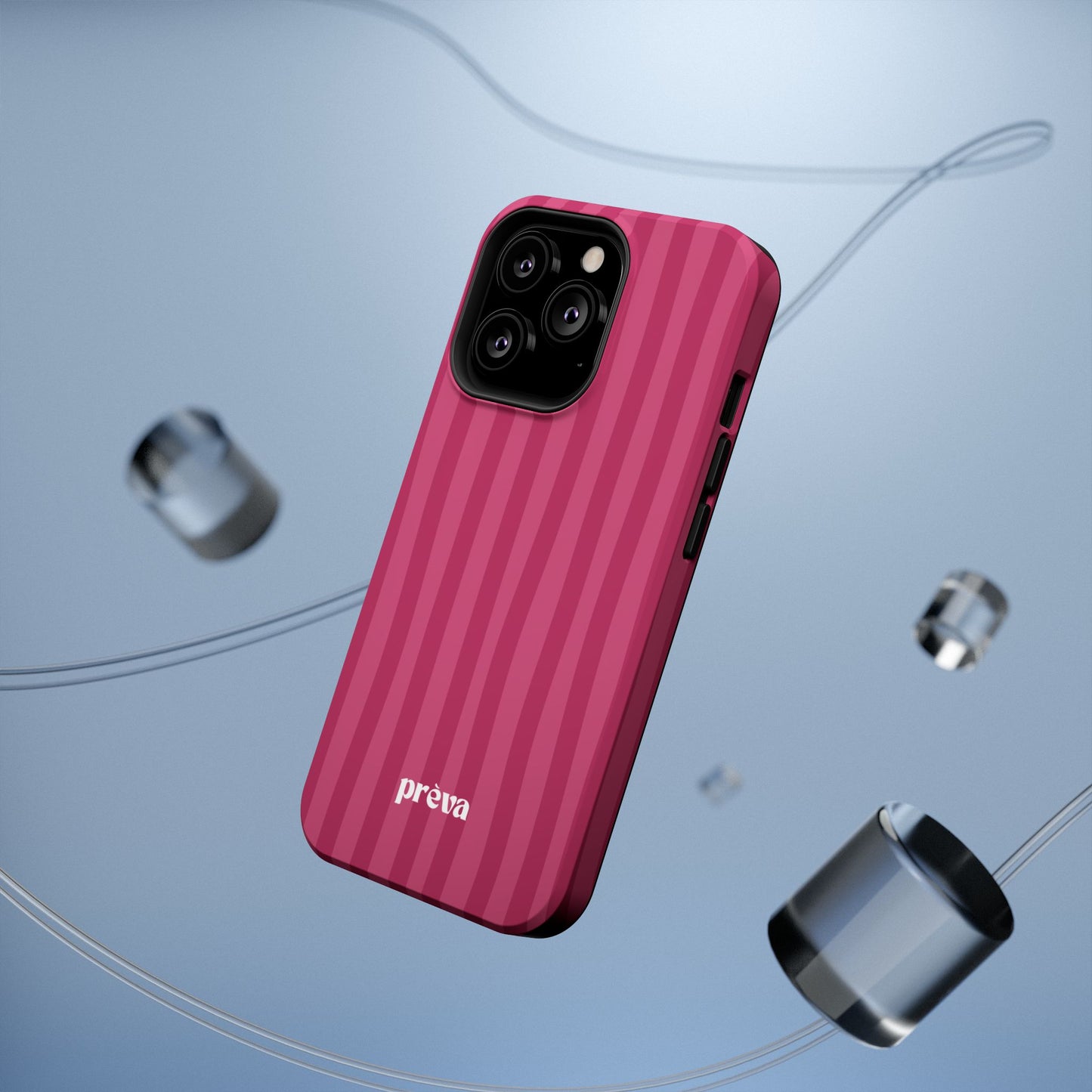 Magenta Stripes Phone Case