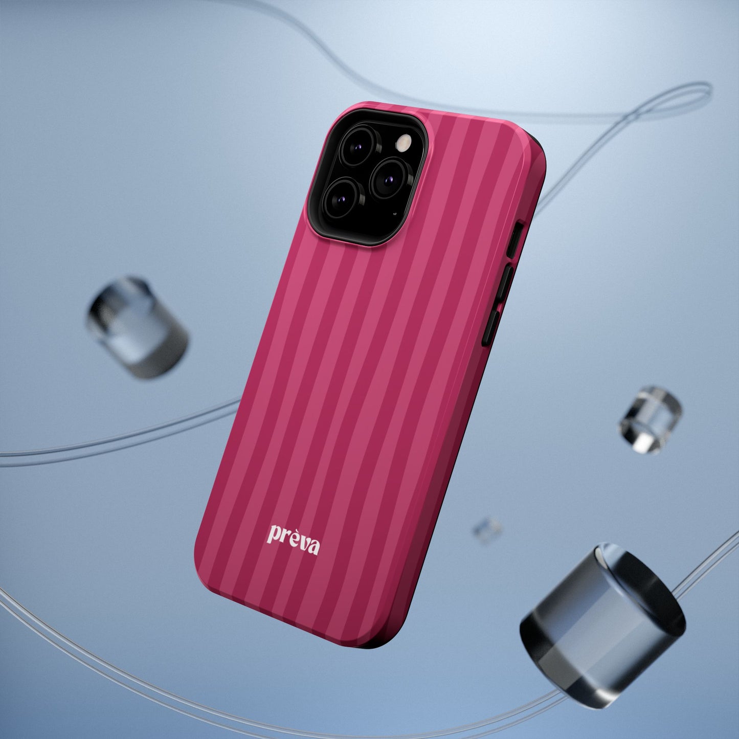 Magenta Stripes Phone Case