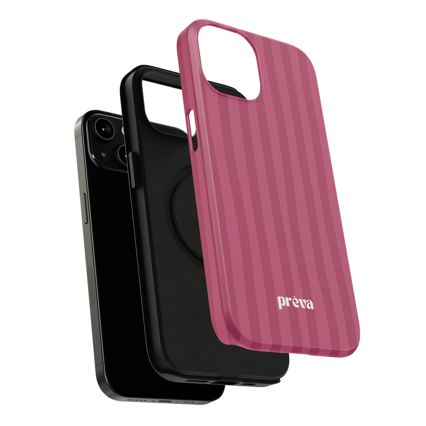Magenta Stripes Phone Case