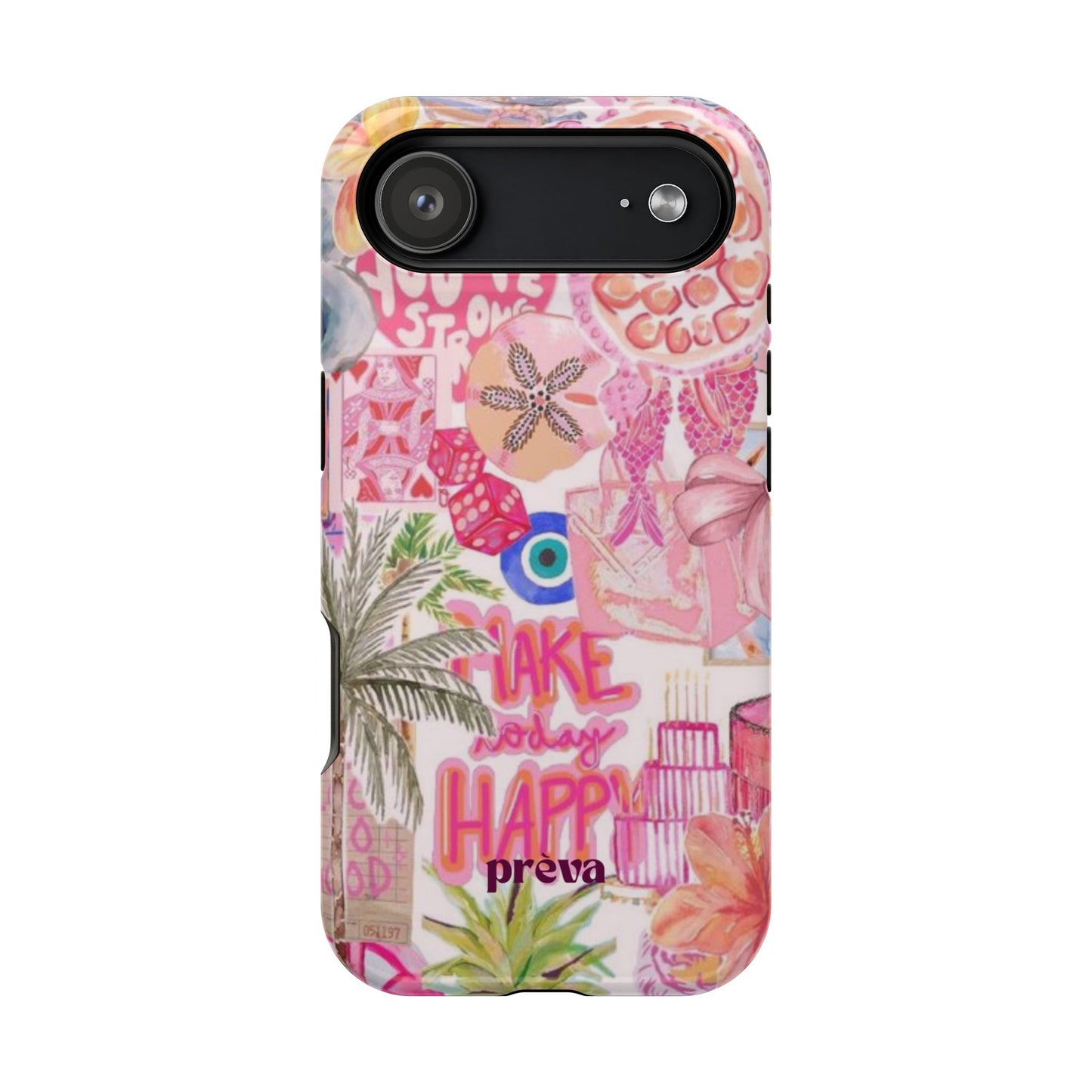 Pink Tropical Collage Phone Case