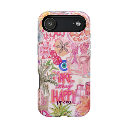 Pink Tropical Collage Phone Case