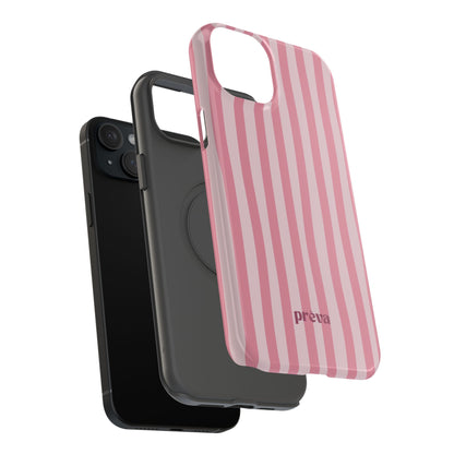 Pink Striped Phone Case