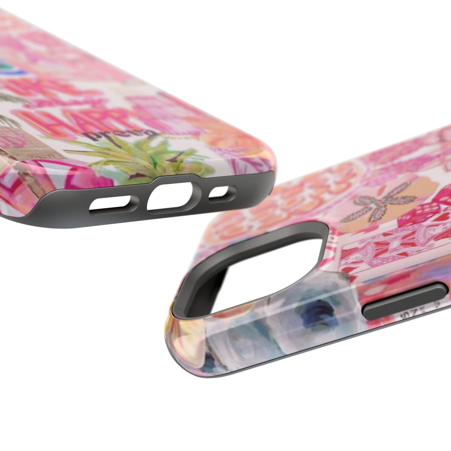 Pink Tropical Collage Phone Case