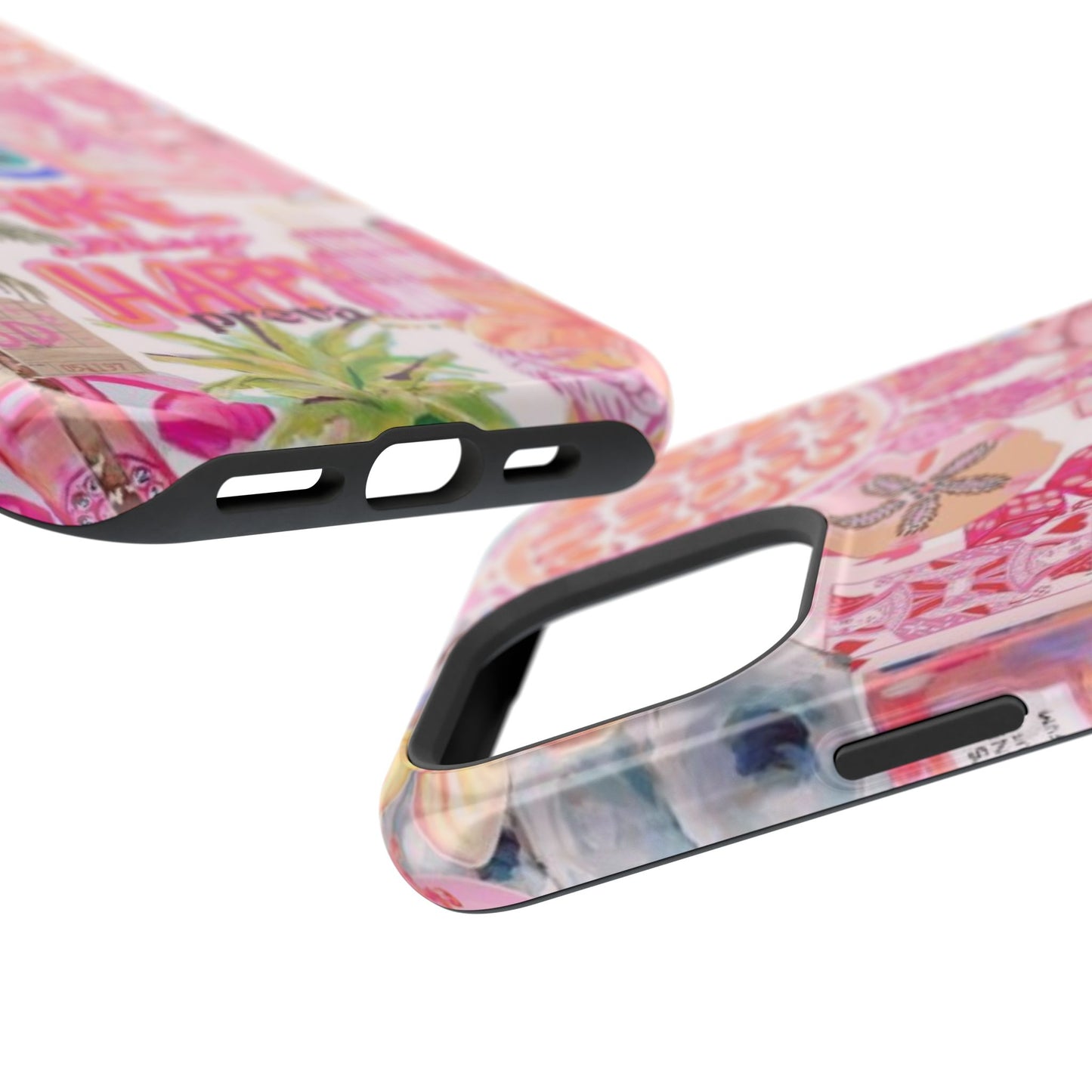 Pink Tropical Collage Phone Case