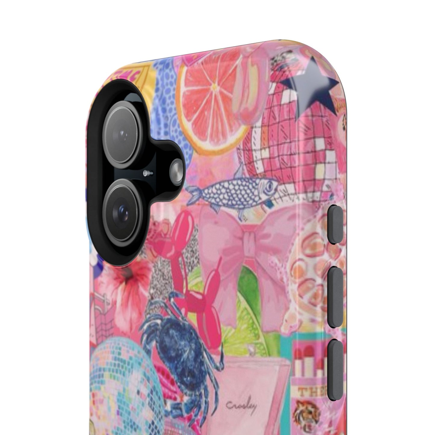 Floral & Pink Collage Phone Case