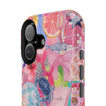 Floral & Pink Collage Phone Case