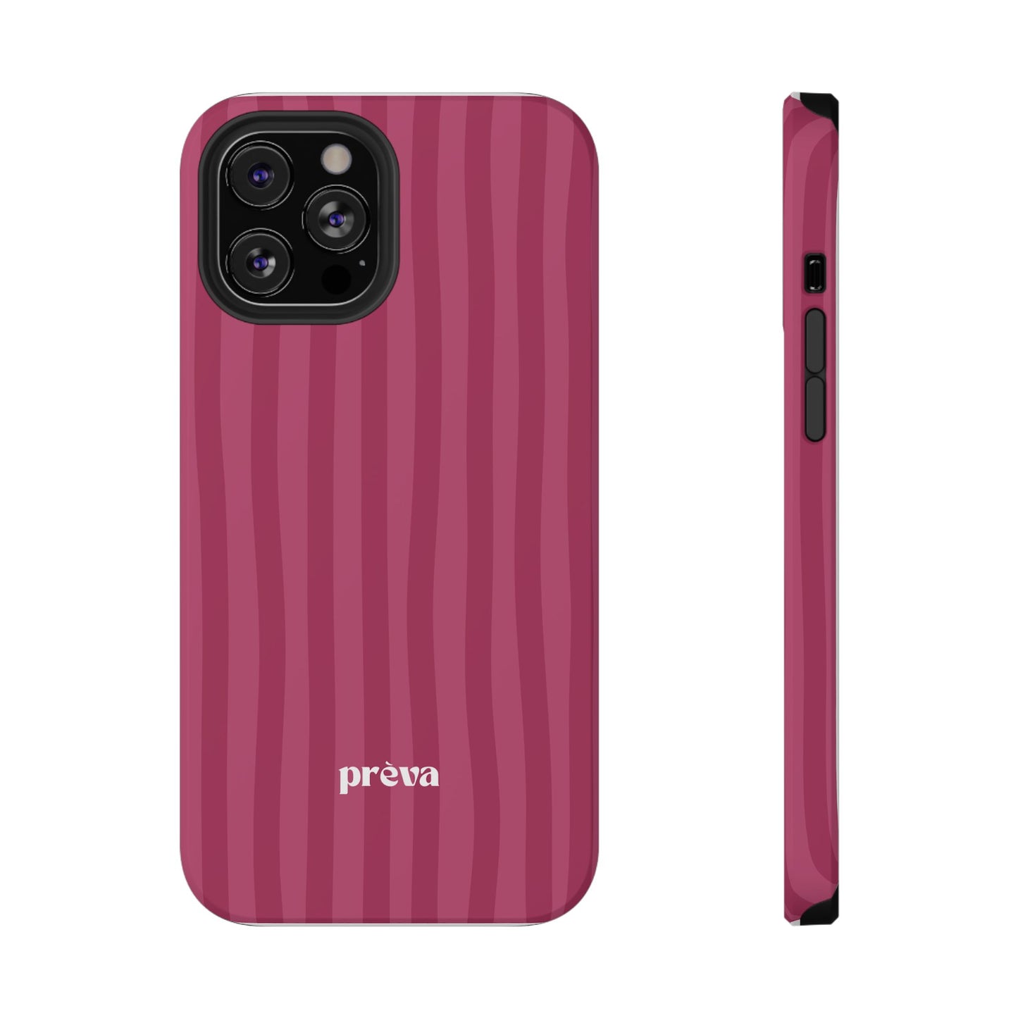 Magenta Stripes Phone Case