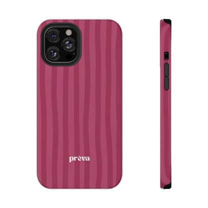 Magenta Stripes Phone Case