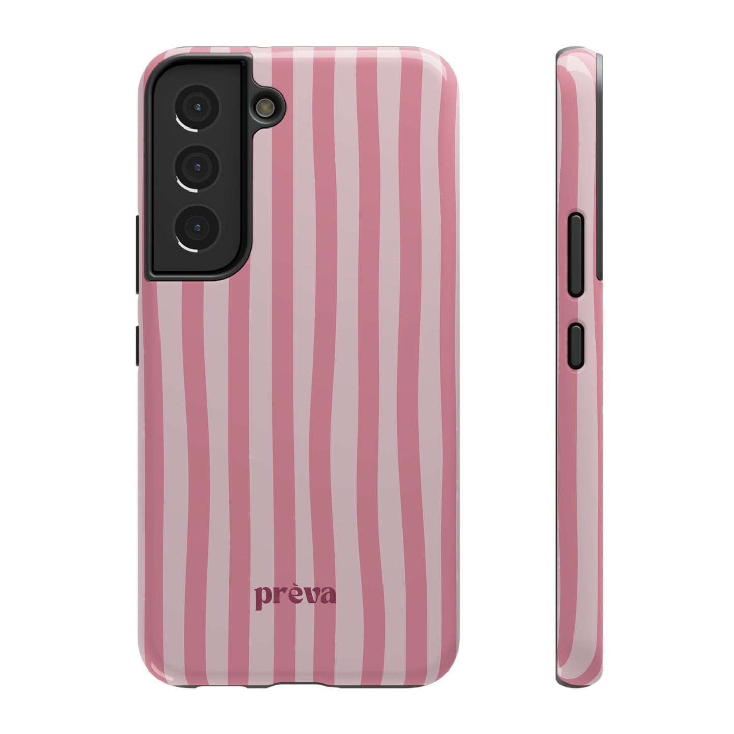 Pink Striped Phone Case