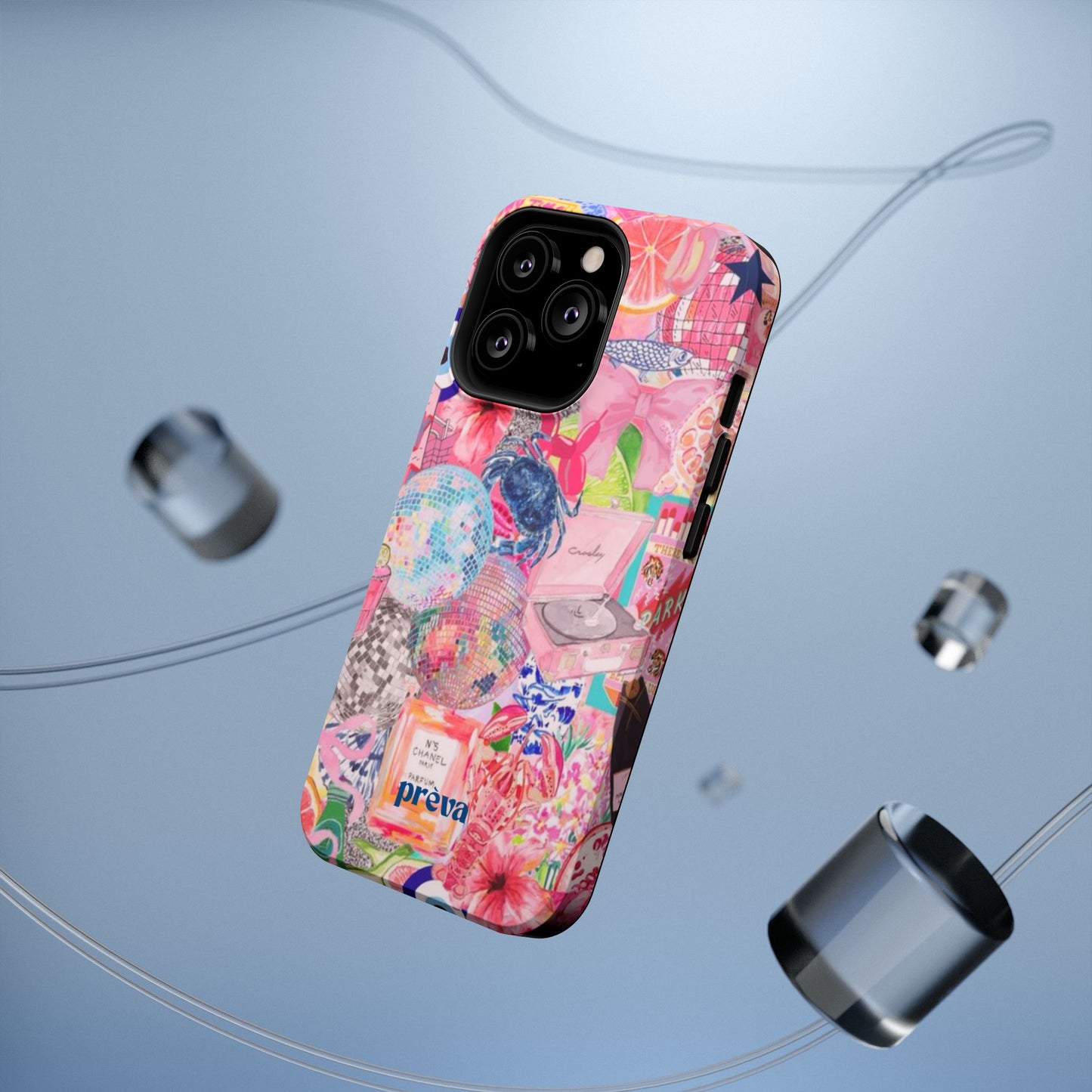 Floral & Pink Collage Phone Case