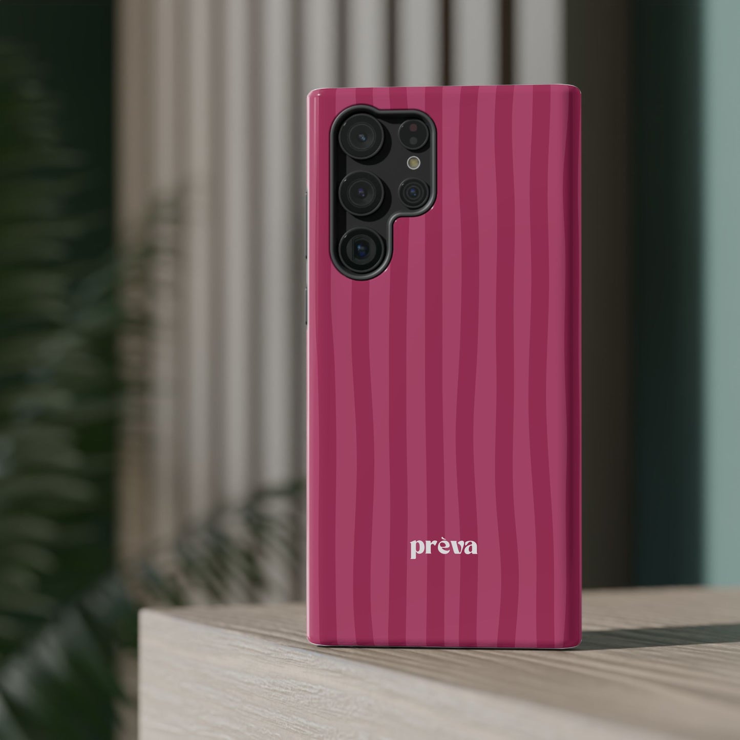 Magenta Stripes Phone Case
