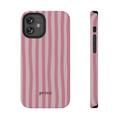 Pink Striped Phone Case