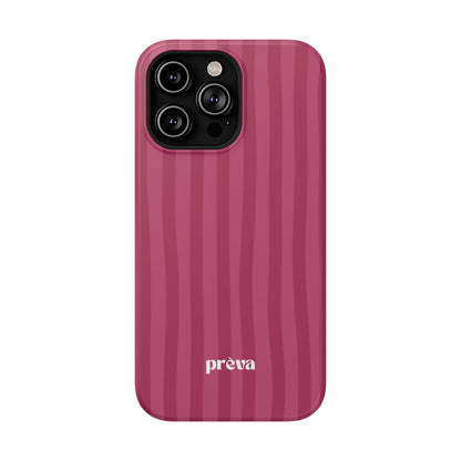 Magenta Stripes Phone Case