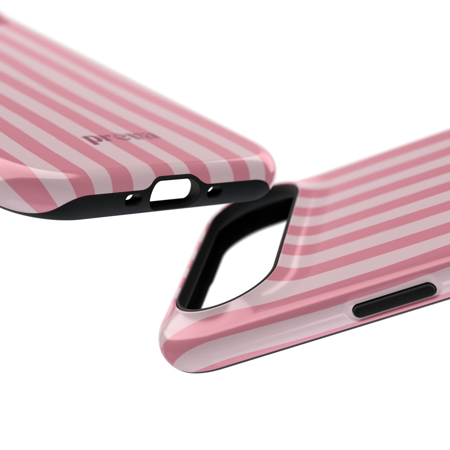 Pink Striped Phone Case