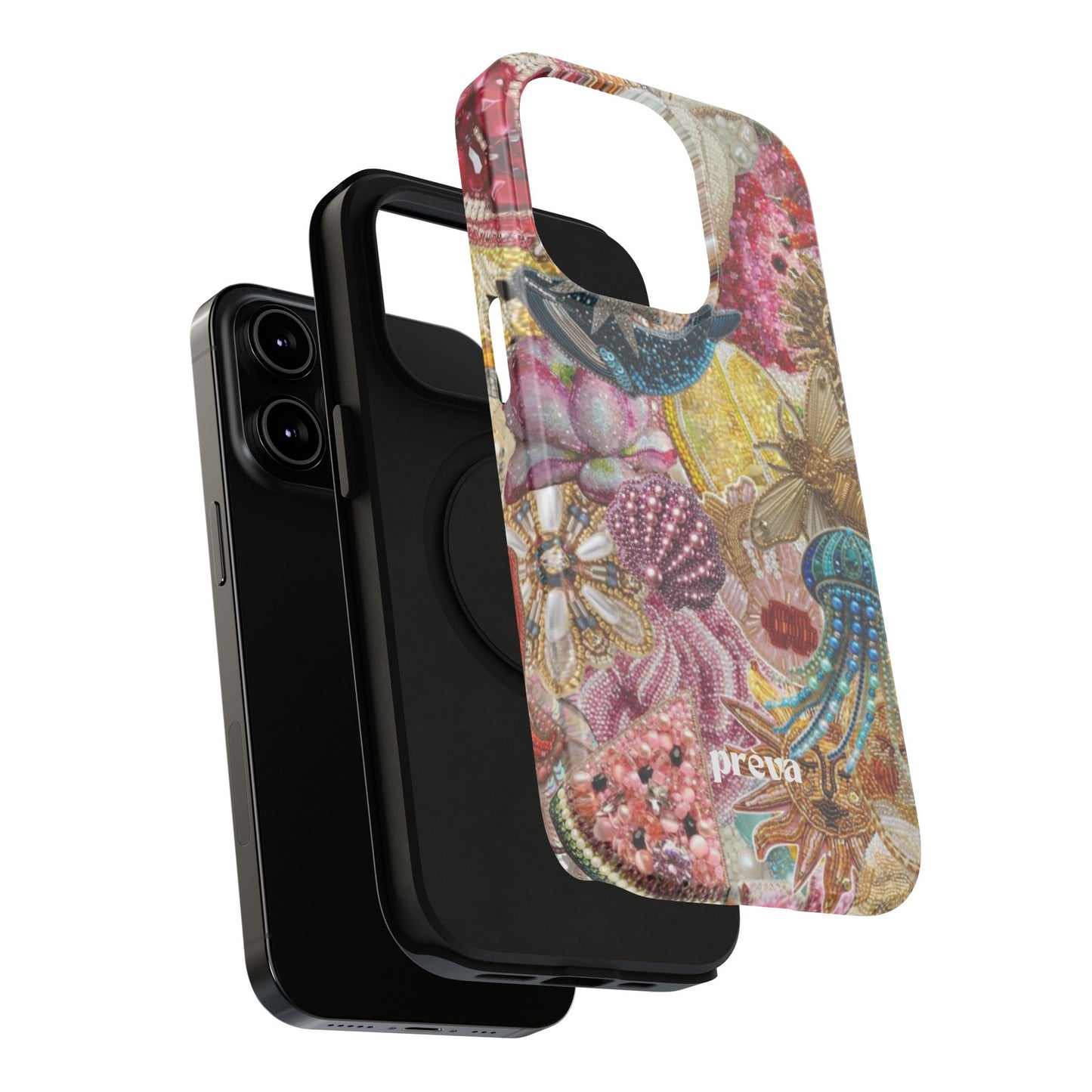 Floral Sea Collage Phone Case