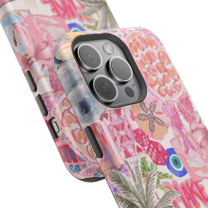 Pink Tropical Collage Phone Case