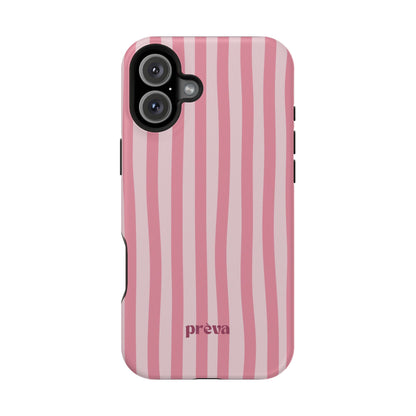 Pink Striped Phone Case