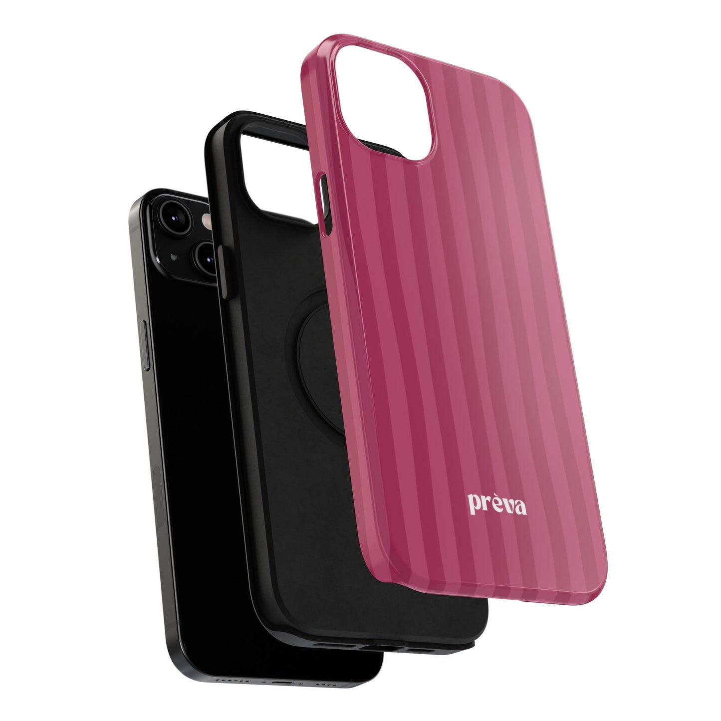 Magenta Stripes Phone Case