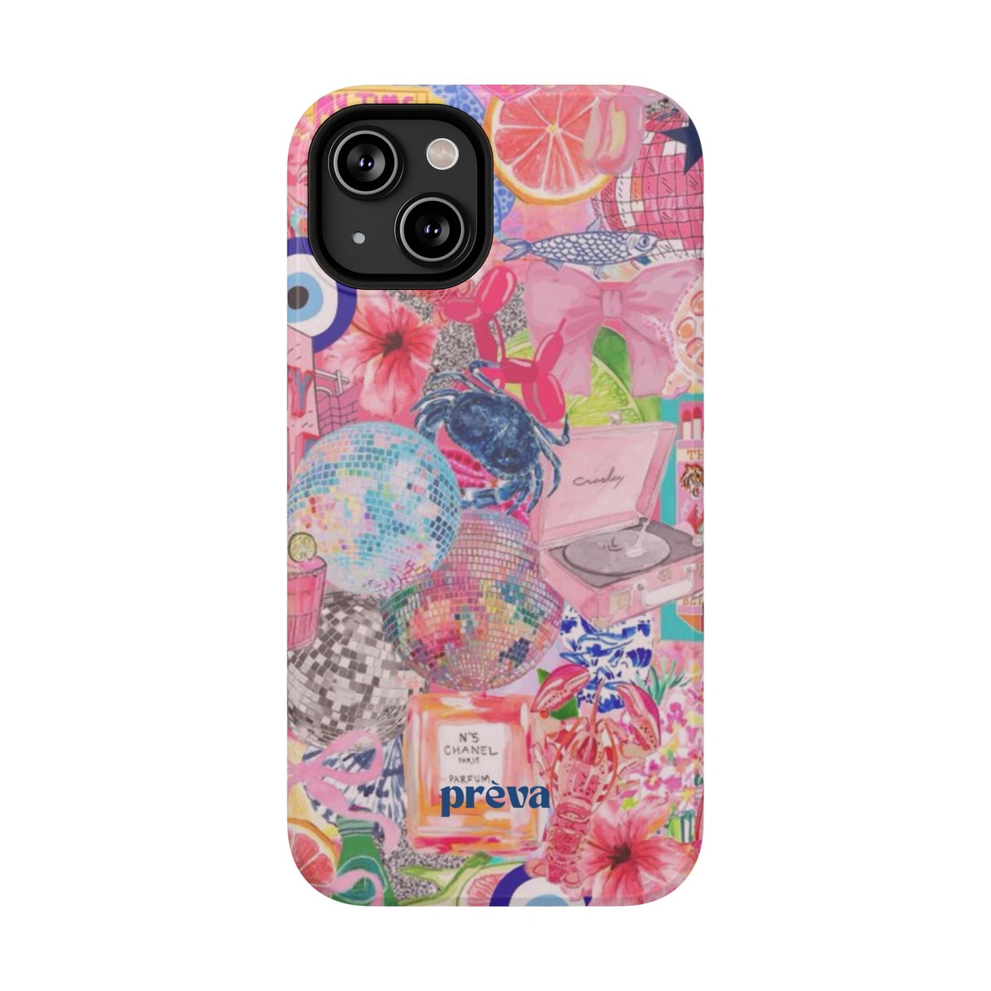 Floral & Pink Collage Phone Case