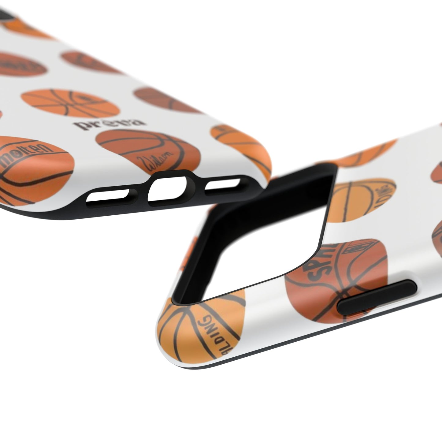 White Basketball Phone Case