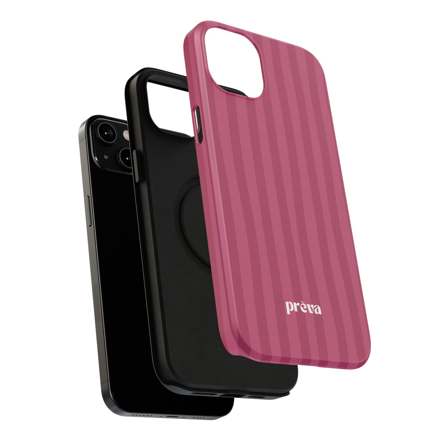 Magenta Stripes Phone Case