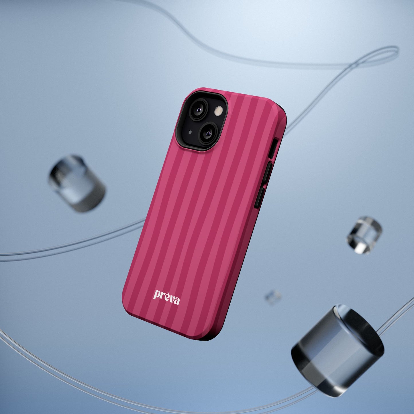Magenta Stripes Phone Case