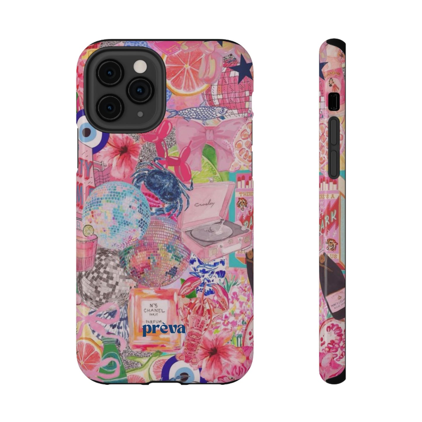 Floral & Pink Collage Phone Case